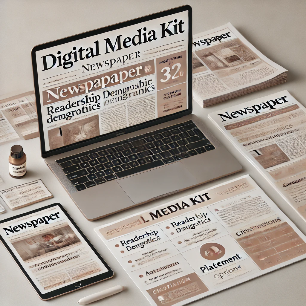 Professional Media Kit Templates for Newspapers